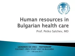 Human resources in Bulgarian health care