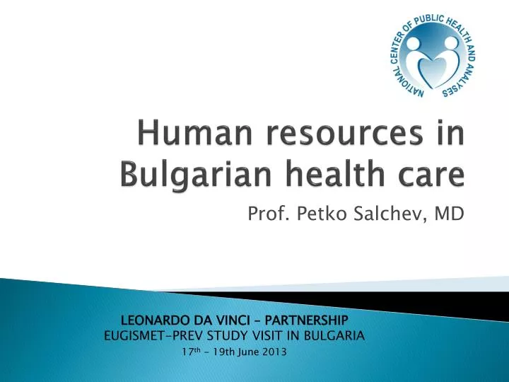 human resources in bulgarian health care