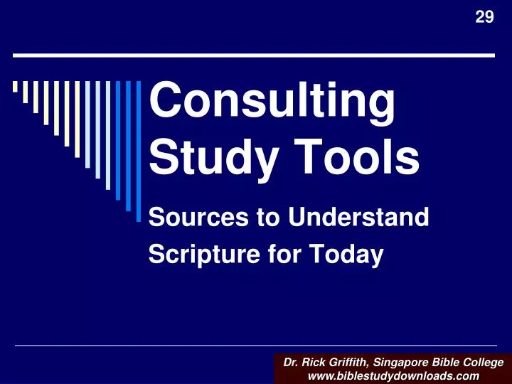 consulting study tools