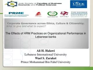 Corporate Governance across Ethics, Culture &amp; Citizenship; What to give and what to expect?