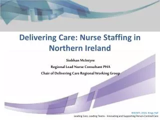 Delivering Care: Nurse Staffing in Northern Ireland