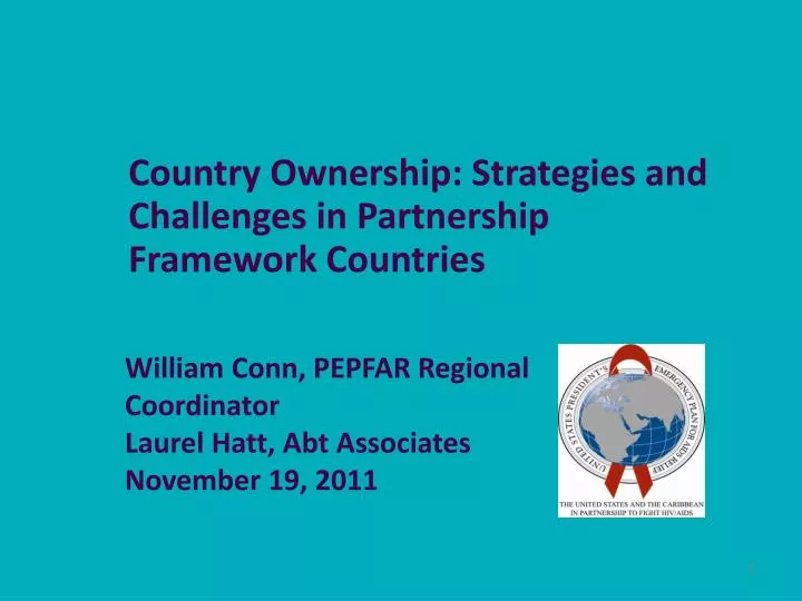 country ownership strategies and challenges in partnership framework countries