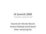 IA Summit 2009 - slide 1
