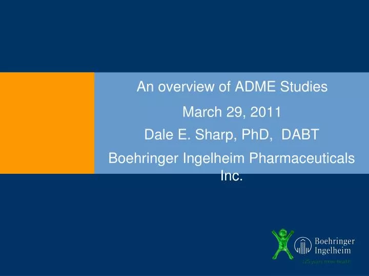 an overview of adme studies