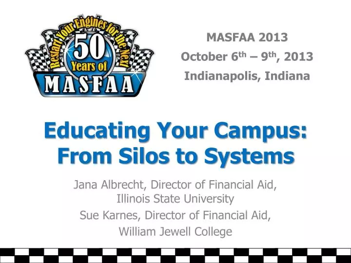 educating your campus from silos to systems
