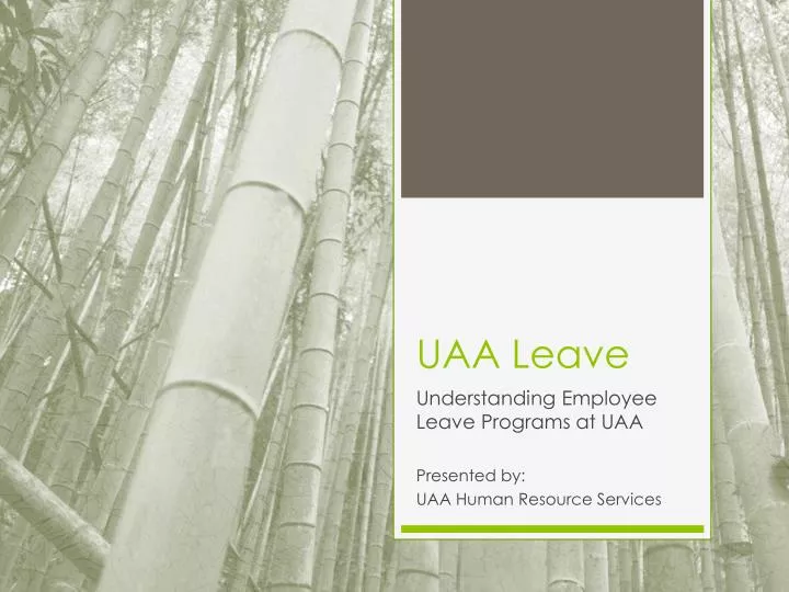 uaa leave