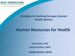 Human Resources for Health