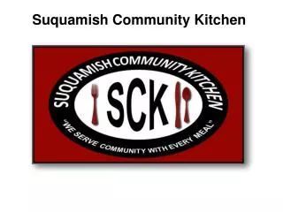 Suquamish Community Kitchen