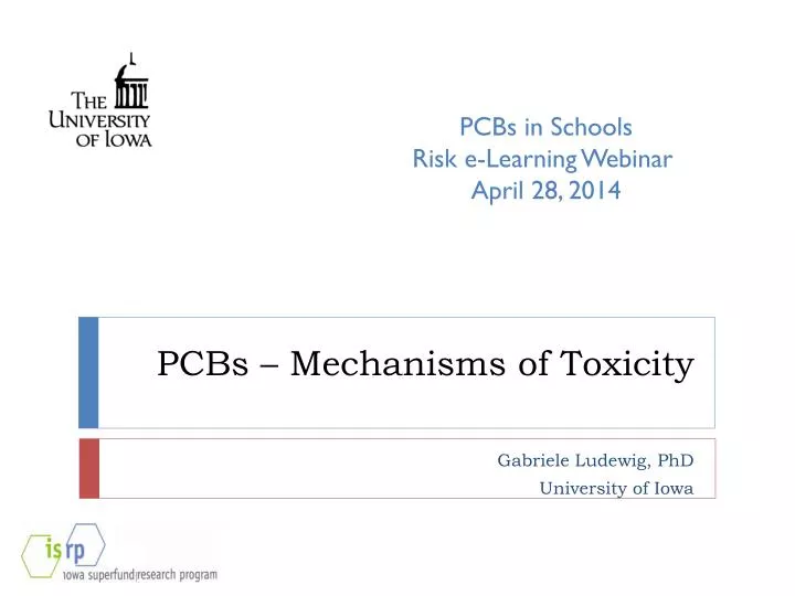 pcbs mechanisms of toxicity
