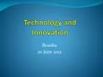 Technology and Innovation - slide 1