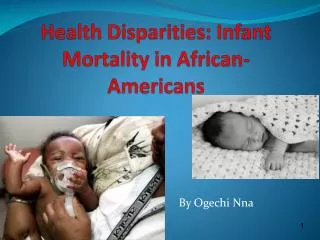 Health Disparities: Infant Mortality in African-Americans