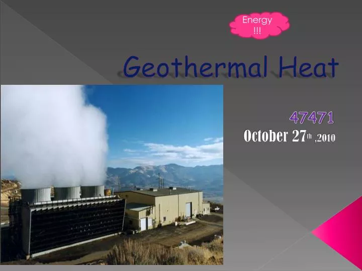 geothermal heat