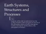 Earth Systems, Structures and Processes - slide 1