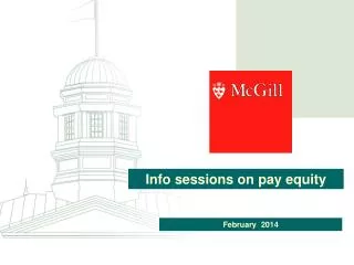 Info sessions on pay equity