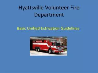 Hyattsville Volunteer Fire Department