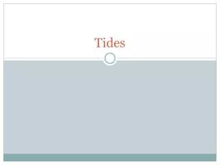 Tides