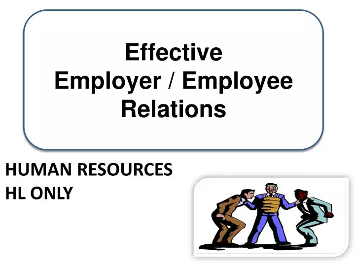 human resources hl only