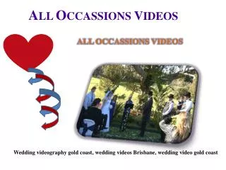 Make The Best Wedding Videos Brisbane