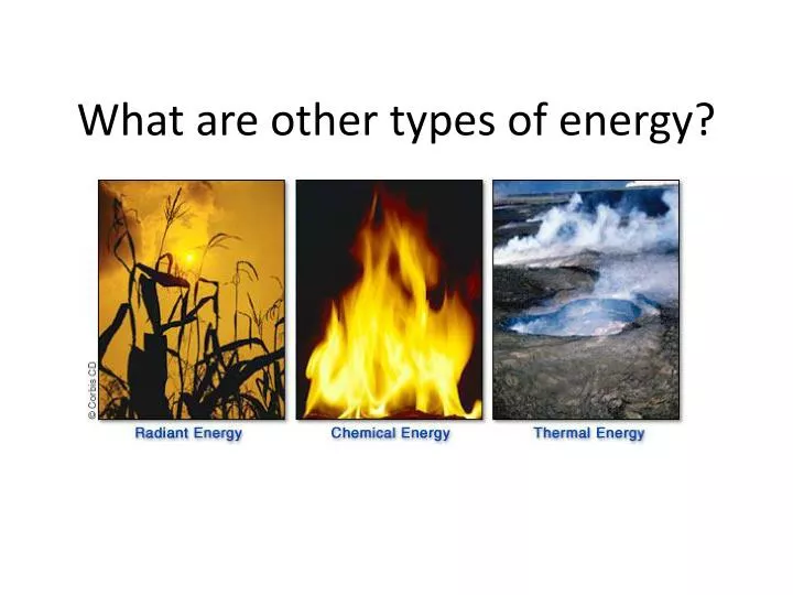 what are other types of energy