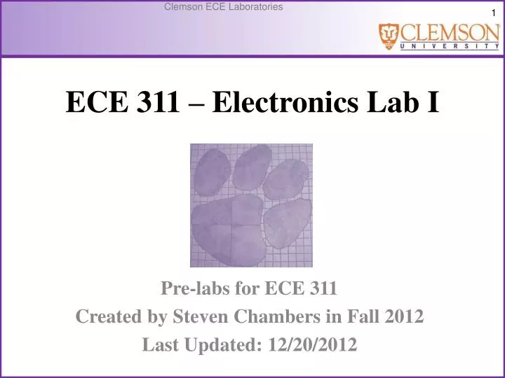ece 311 electronics lab i