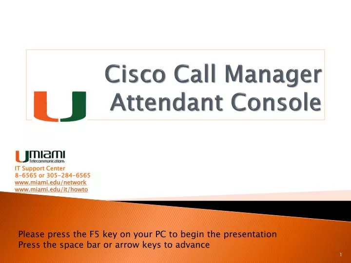 cisco call manager attendant console