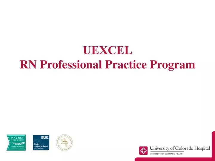 uexcel rn professional practice program