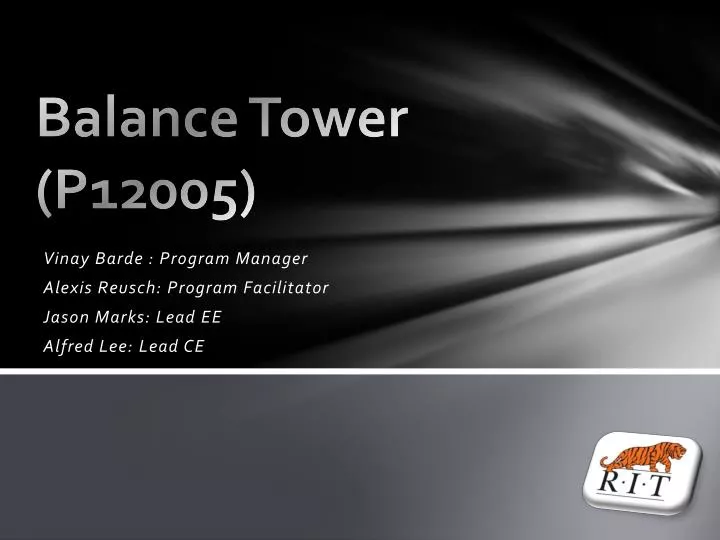 balance tower p12005