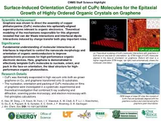 Surface - Induced Orientation Control of CuPc Molecules for the Epitaxial Growth of Highly Ordered Organic Crystals on