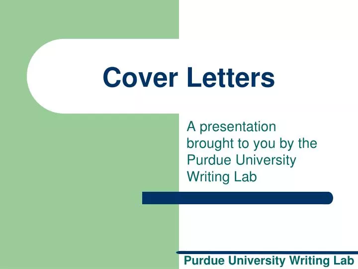 cover letters