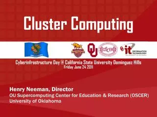 Cyberinfrastructure Day @ California State University Dominguez Hills Friday June 24 2011