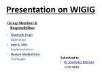 Presentation on WIGIG - slide 1