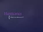 Hurricanes - slide 1