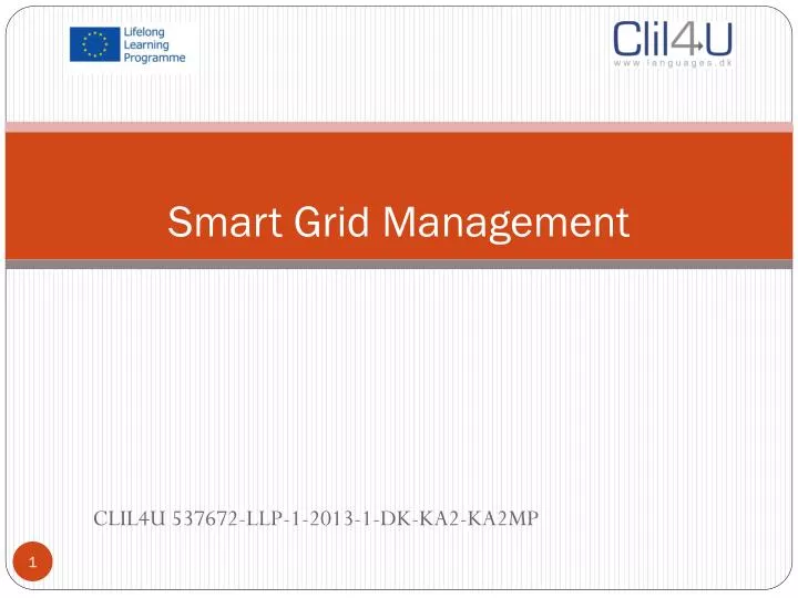 smart grid management