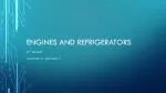 Engines and refrigerators - slide 1