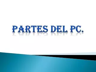 partes del pc