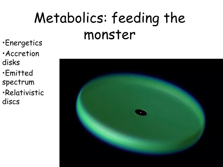 metabolics feeding the monster