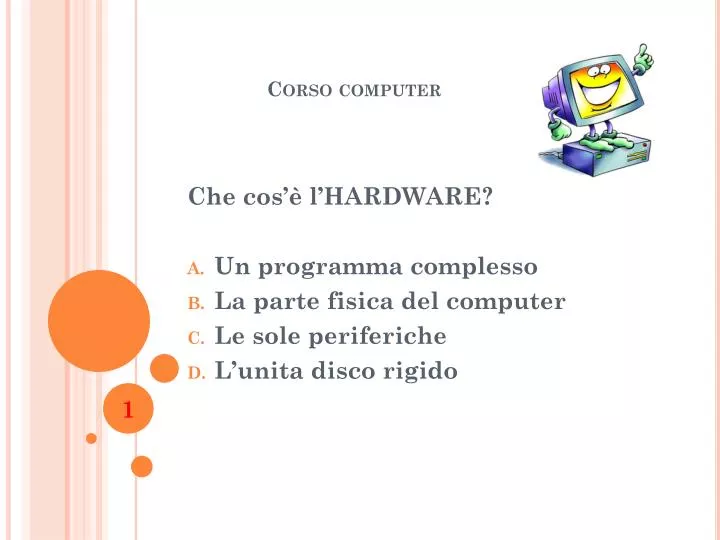 corso computer