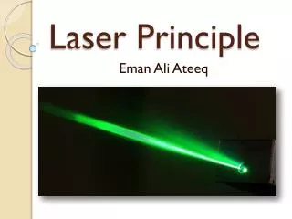 Laser Principle