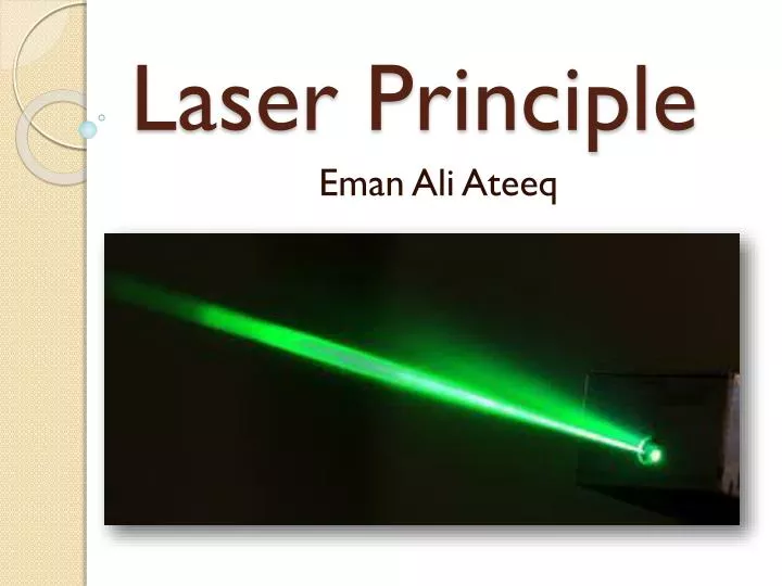 laser principle