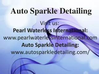 Auto Sparkle Detailing