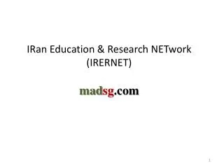 IRan Education &amp; Research NETwork (IRERNET) mad sg .com