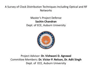 A Survey of Clock Distribution Techniques Including Optical and RF Networks