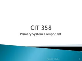 CIT 358