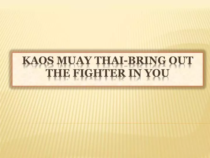 kaos muay thai bring out the fighter in you