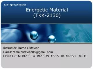 Energetic Material (TKK-2130)