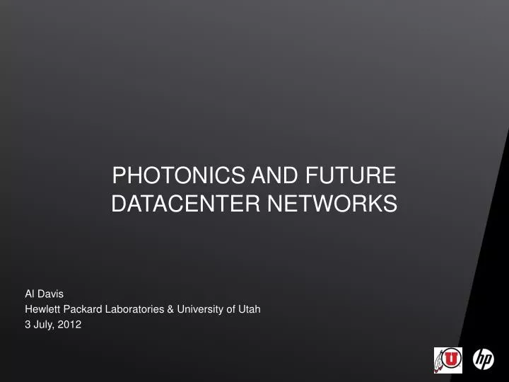 photonics and future datacenter networks