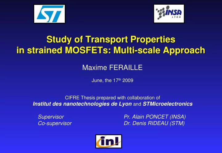 study of transport properties in strained mosfets multi scale approach