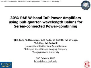 30% PAE W-band InP Power Amplifiers using Sub-quarter-wavelength Baluns for Series-connected Power-combining