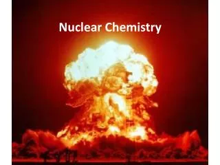 nuclear chemistry