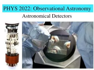 PHYS 2022: Observational Astronomy